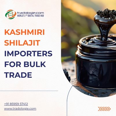 Connect with Verified Kashmiri Shilajit Buyer through Tradologie.com